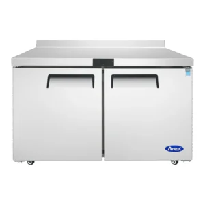 Mesa Refrigerada De Trabajo Con Lambrin 2 Puertas 122 Cm 115V ATOSA MGF8409GR