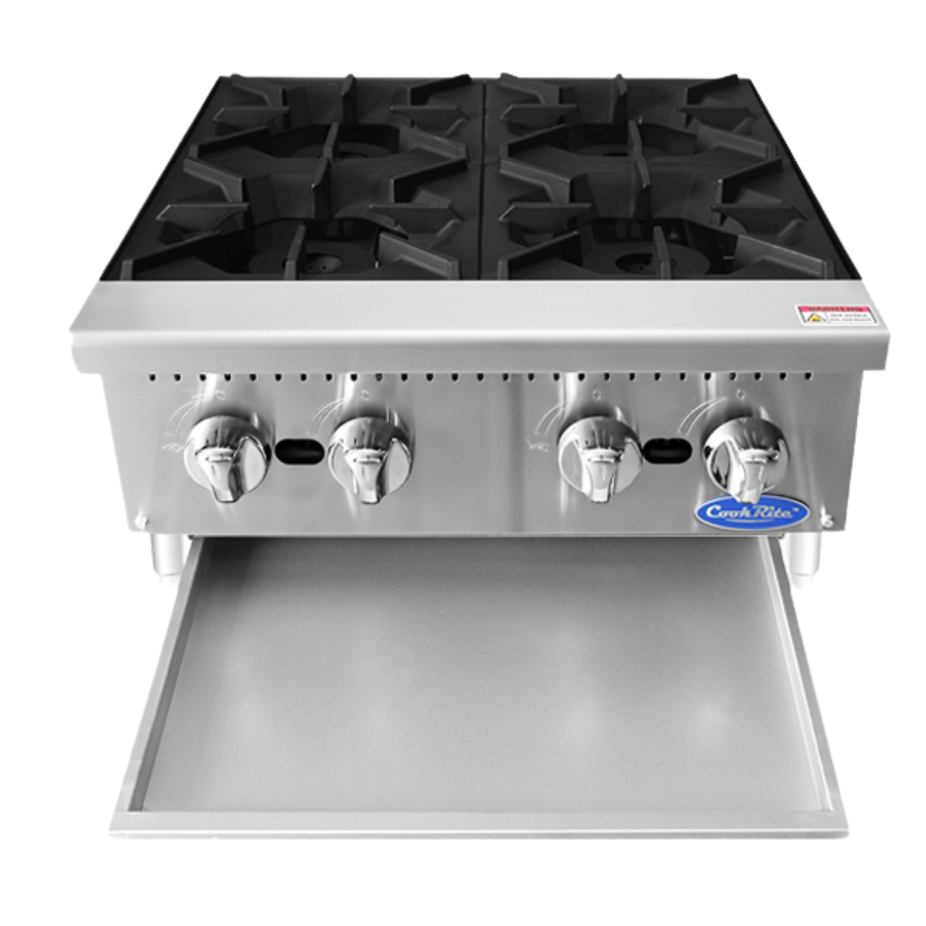 Parrilla Industrial HD 4 Quemadores 32000 BTU COOK RITE ACHP-4 - Imagen 2