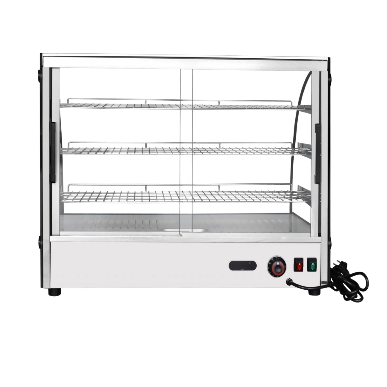 Vitrina Caliente Sobre Mostrador Curva 4.4 PIES CU 115V COOK RITE CHDC-44 - Imagen 4