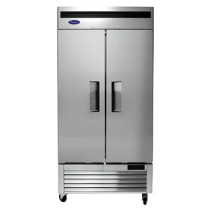 Congelador Industrial Vertical 2 Puertas 28 Pies Slim 115V ATOSA MBF8502GR