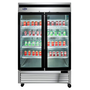 Congelador Industrial Vertical 2 Puertas de Cristal 43 Pies 115V ATOSA MCF8703ES