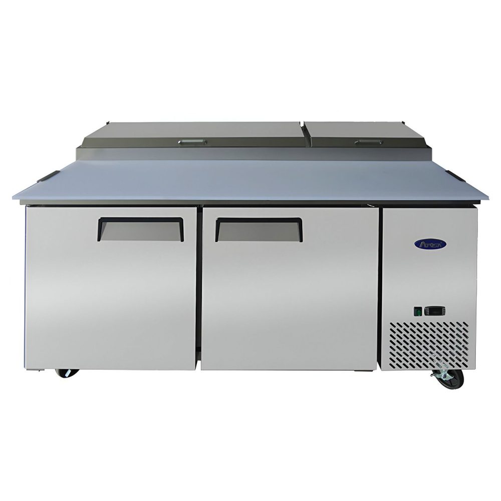 Mesa Refrigerada De Preparacion De Pizza 2 Puertas 170 Cm ATOSA MPF8202GR - Imagen 2