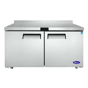 Mesa Refrigerada De Trabajo Con Lambrin 2 Puertas 152.4 Cm 115V ATOSA MGF8410GR