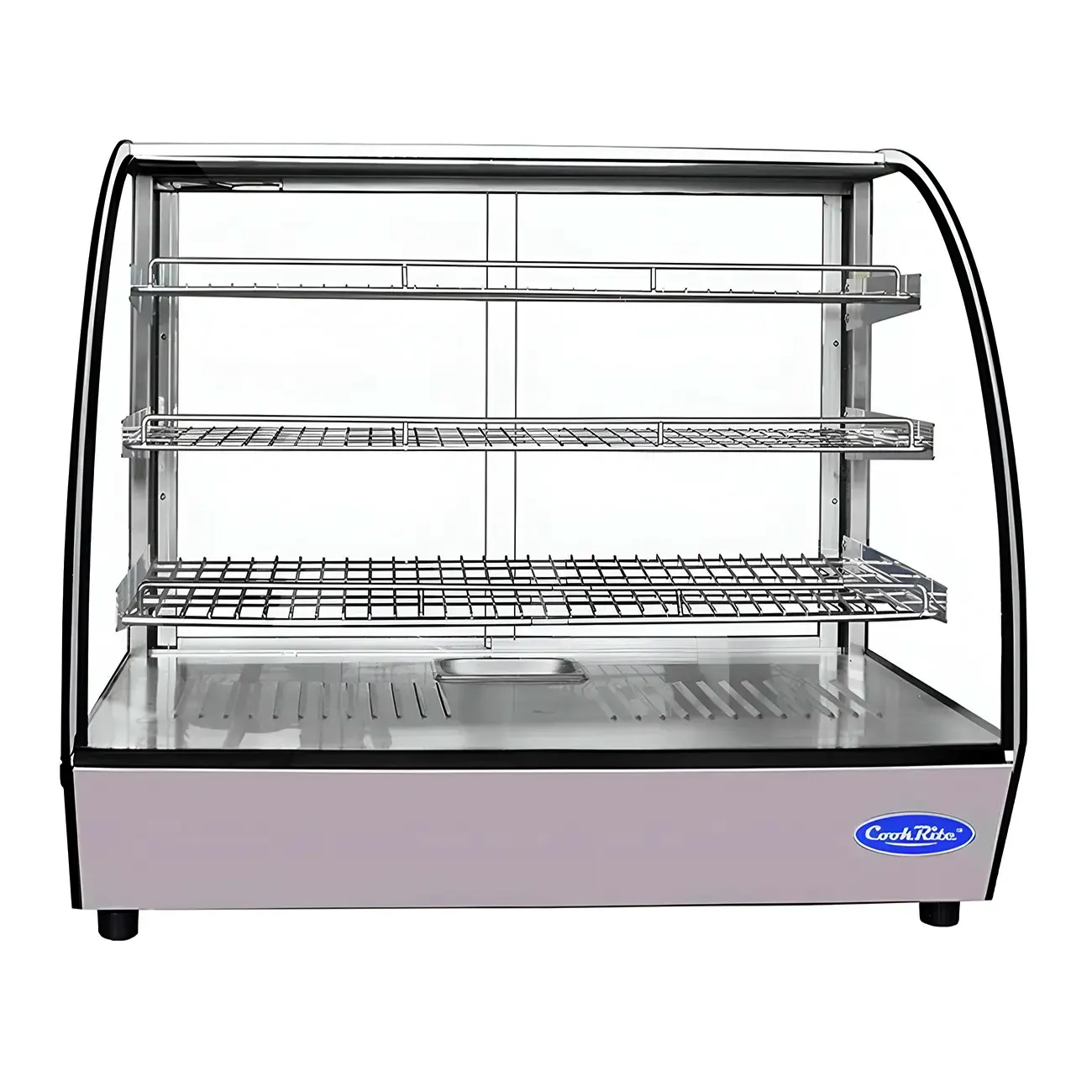 Vitrina Caliente Sobre Mostrador Curva 4.4 PIES CU 115V COOK RITE CHDC-44
