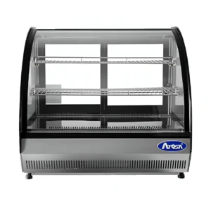 Vitrina Refrigerada Sobre Mostrador Curvo 3.5 Pies Cubico 70 Cm 115V ATOSA CRDC-35