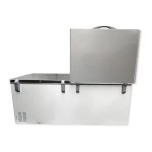 Congelador Horizontal Y Refrigerador Tipo Cofre 2 Tapas 24 Pies ICEHAUS CTC-24-SS