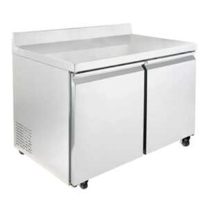 Mesa de Trabajo Congelada 2 Puertas 12 Pies 120 Cm ICEHAUS MTC-2P-SS-01