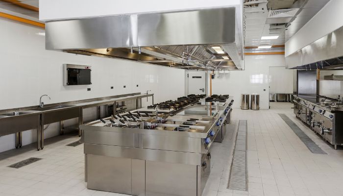 Ã¡rea de cocina de restaurante