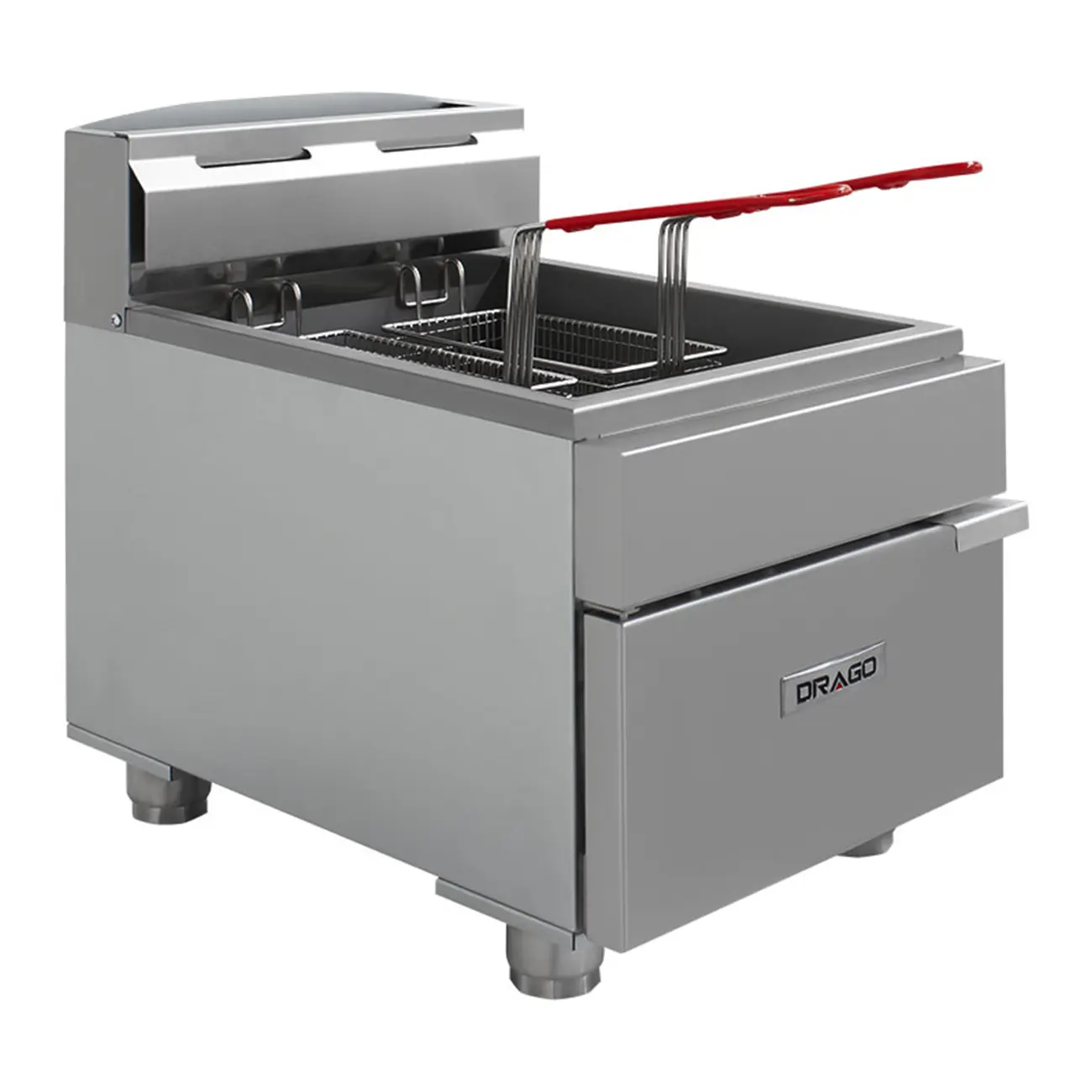 Freidora Industrial Sobremesa A Gas 8L 28 Cm DRAGO Fg-8 - Imagen 4