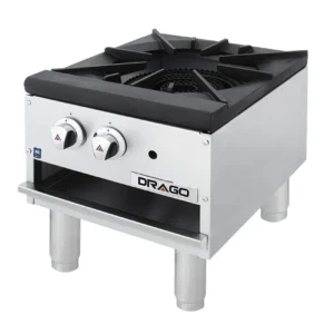 Estufon de 1 secciÃ³n patas cortas gas propano DRAGO GPFO-01-LH