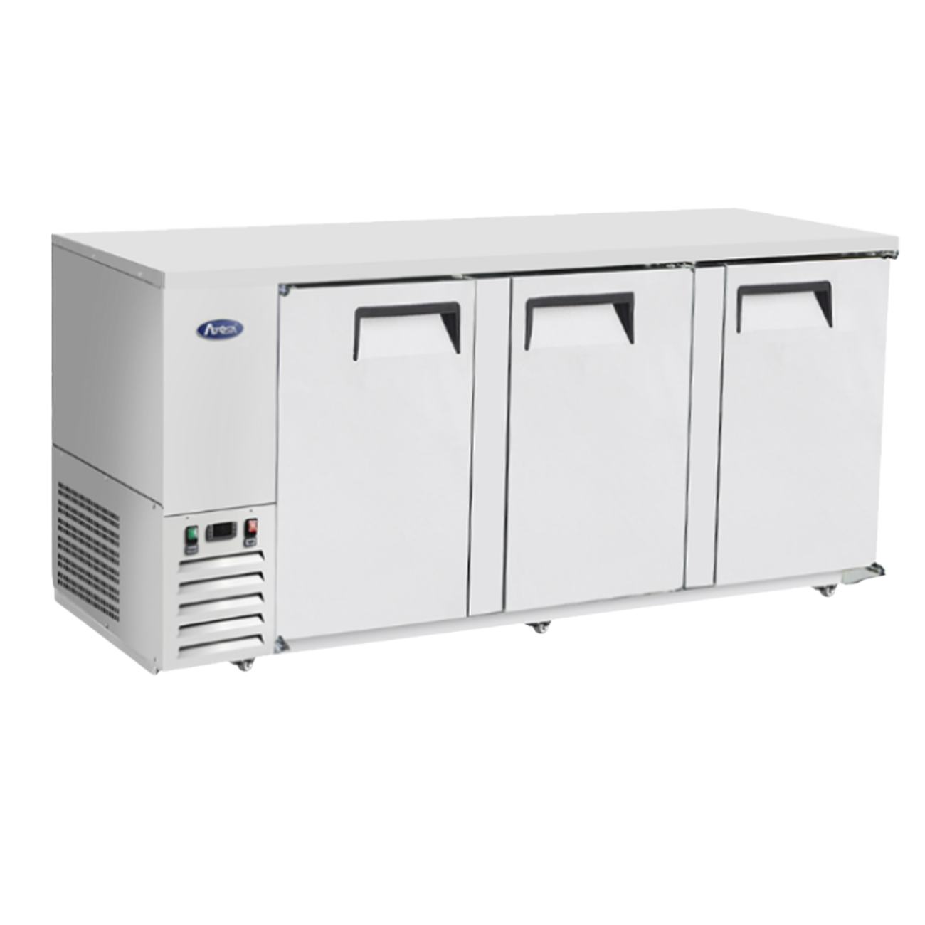 Refrigerador Contra Barra 3 Puertas Solidas 226 CM 115V ATOSA MBB90GR - Imagen 3