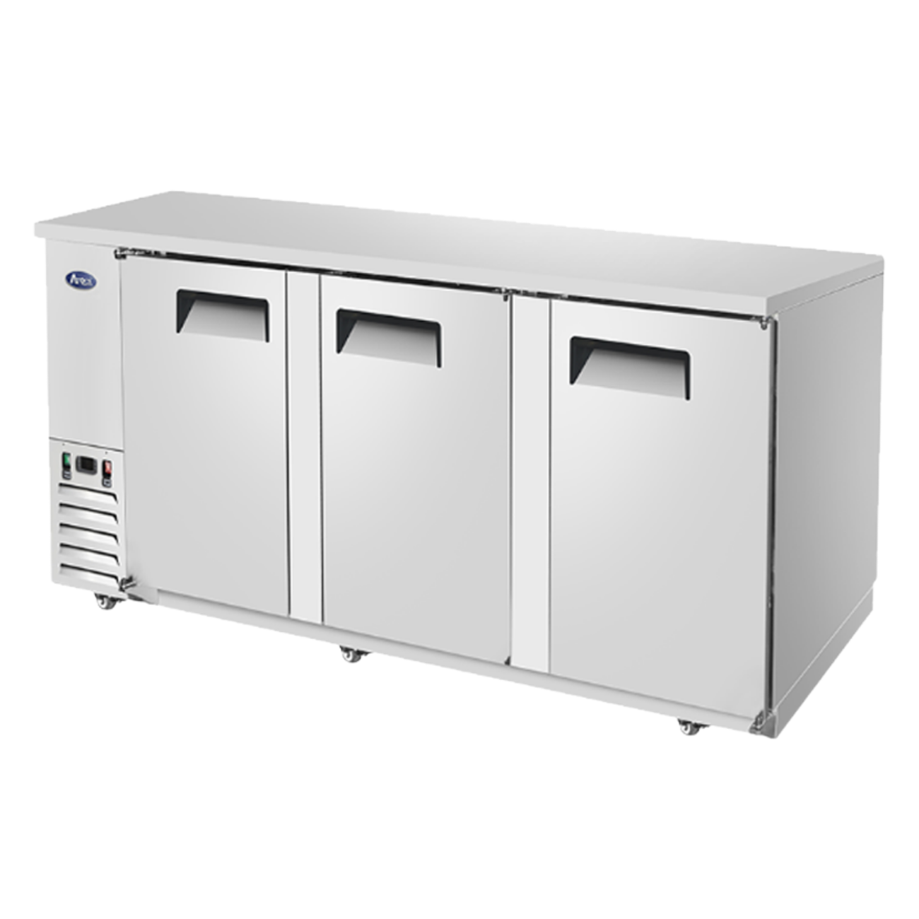 Refrigerador Contra Barra 3 Puertas Solidas 226 CM 115V ATOSA MBB90GR - Imagen 4