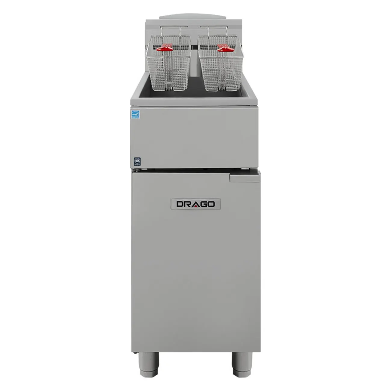 Freidora Industrial A Gas 17L 39 Cm Ahorradora de Gas DRAGO FG-17 RS ENERGY STAR - Imagen 5