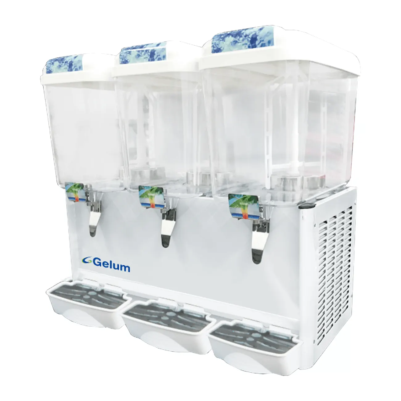 Dispensador De Bebidas 3 Tanques De 18 Litros GELUM DBG-18-3