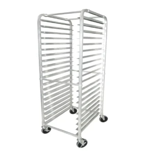 Espiguero de Aluminio Rack para 20 charolas DIAMANTTI ESP-20 ALU