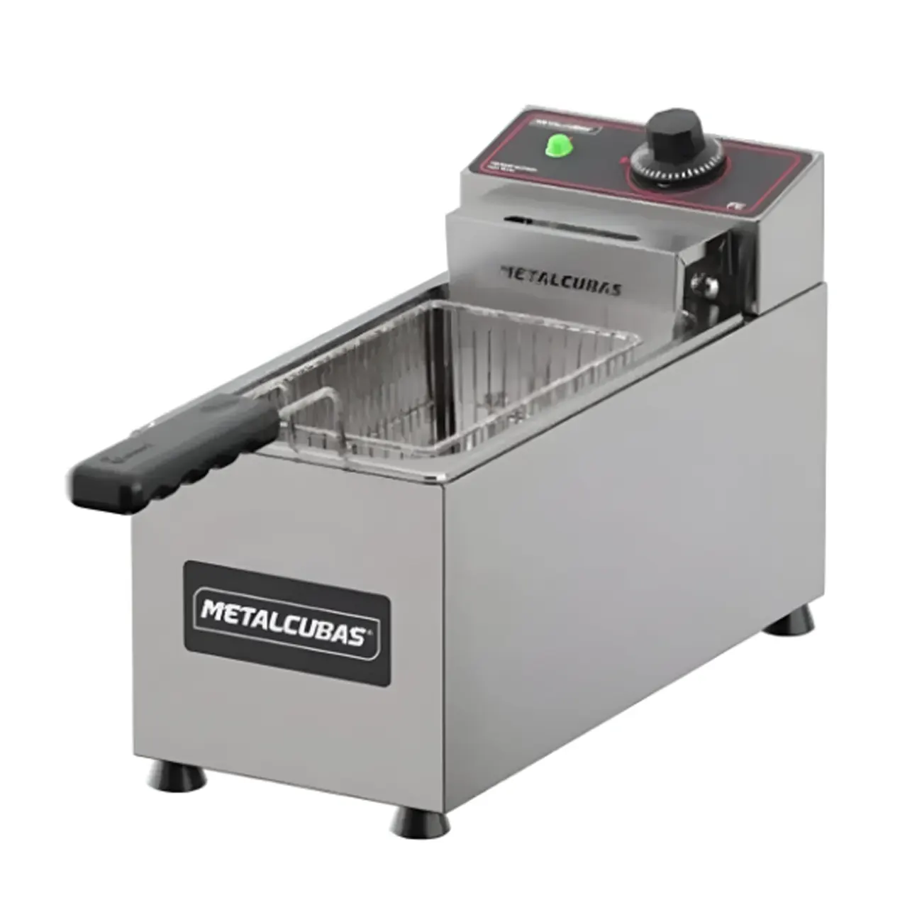 Freidora Industrial 3L Electrica 1 Canastilla METALCUBAS FE1C