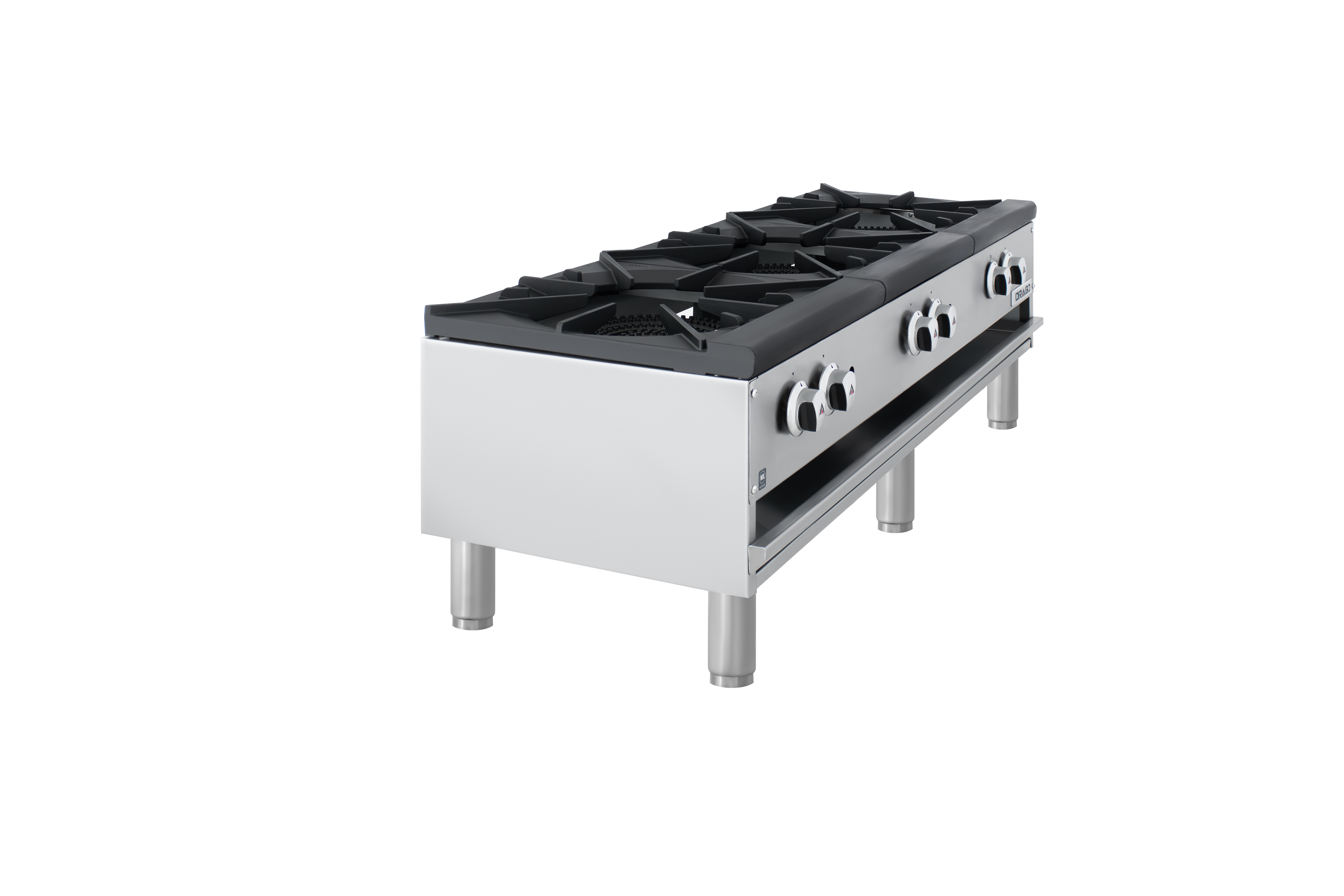 Estufon de 3 secciones horizontal patas cortas propano DRAGO GPFO-03-HLH - Imagen 4