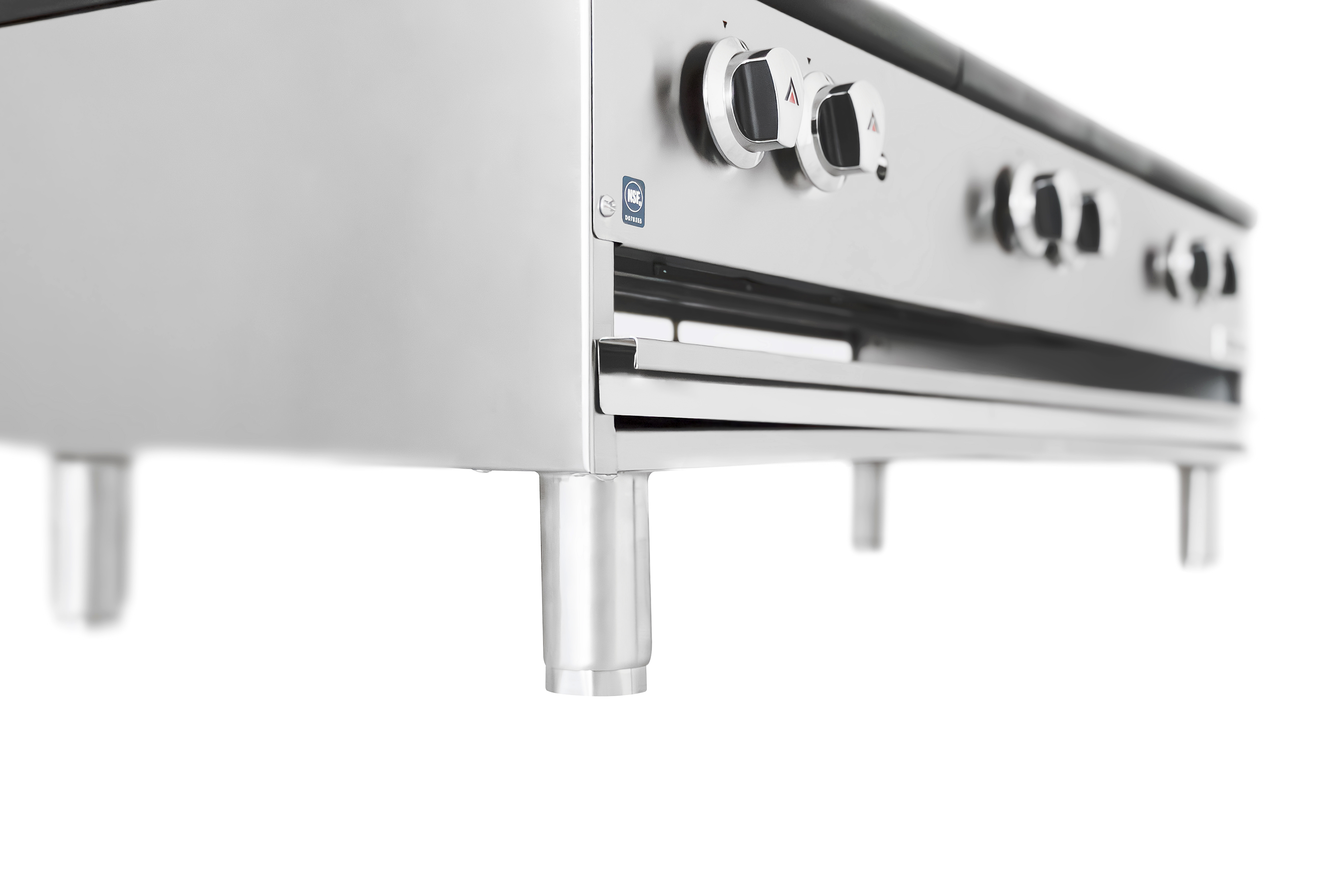 Estufon de 3 secciones horizontal patas cortas propano DRAGO GPFO-03-HLH - Imagen 8