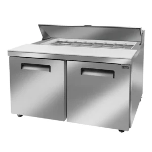Mesa Refrigerada De Preparacion Para ensaladas 2 Puertas 17 Pies 152 Cm GELUM GP-ME-2PS-18