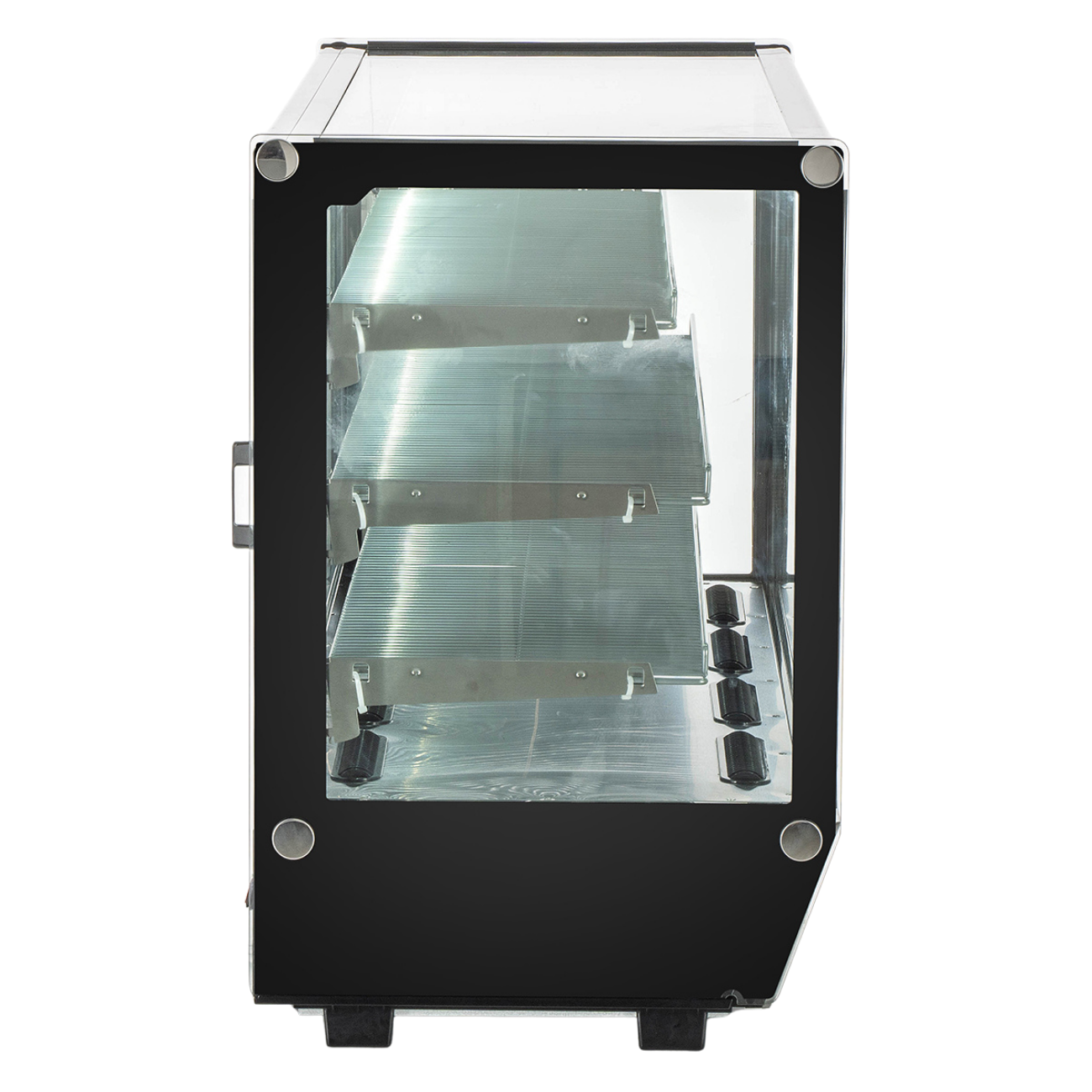 Vitrina refrigerada cristal recto con 4 niveles de exhibición 88 cm Migsa CW-195 - Imagen 4
