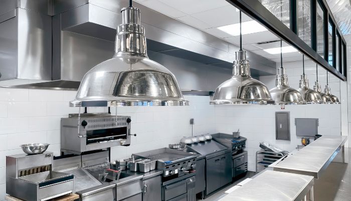 cocina equipada para restaurante
