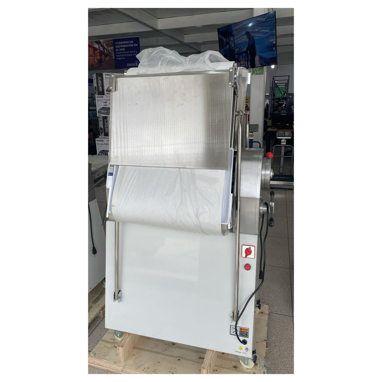Laminadora Para Pan De 0 A 35 Mm 110V 1Hp 205Cm DIGITOP Dp-La-Mb-205 - Imagen 4