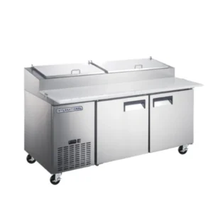Mesa Refrigerada De Preparacion De Pizzas 2 Puertas 180 Cm INTERNATIONAL INT- MPP-2P-AI