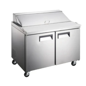Mesa Refrigerada De Preparacion De Sandwiches Y Ensaladas 119 Cm INTERNATIONAL INT-MPE-2P-AI