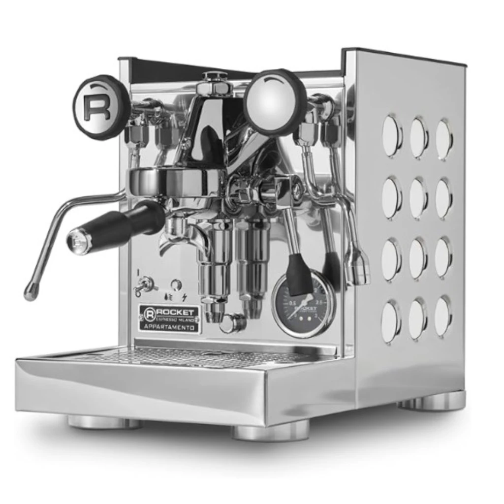 Cafetera Semiautomática 1 Grupo Caldera de 1.8L ACERO Indicador Temperatura ROCKET Appartamento TCA WHITE (ENTREGAS EN ENERO) - Imagen 3