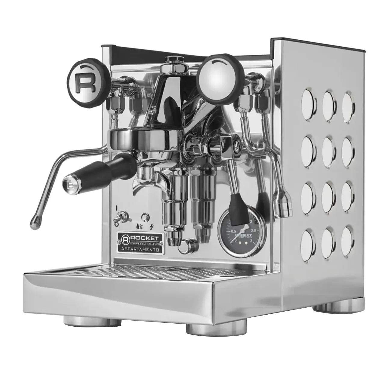 Cafetera Semiautomática 1 Grupo Caldera de 1.8L ACERO Indicador Temperatura ROCKET Appartamento TCA WHITE (ENTREGAS EN ENERO)