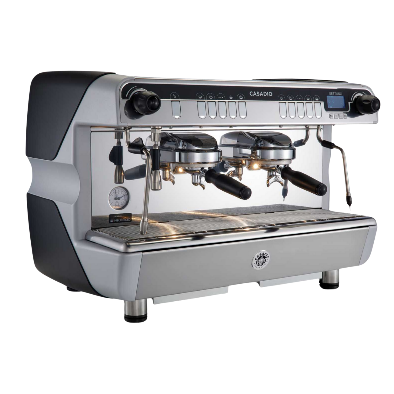 Cafetera Industrial Automática 2 Grupos Caldera de servicio de 7 L 240 Tazas/Hr 220V CASADIO NETTUNO A2 EasySteam - Imagen 3