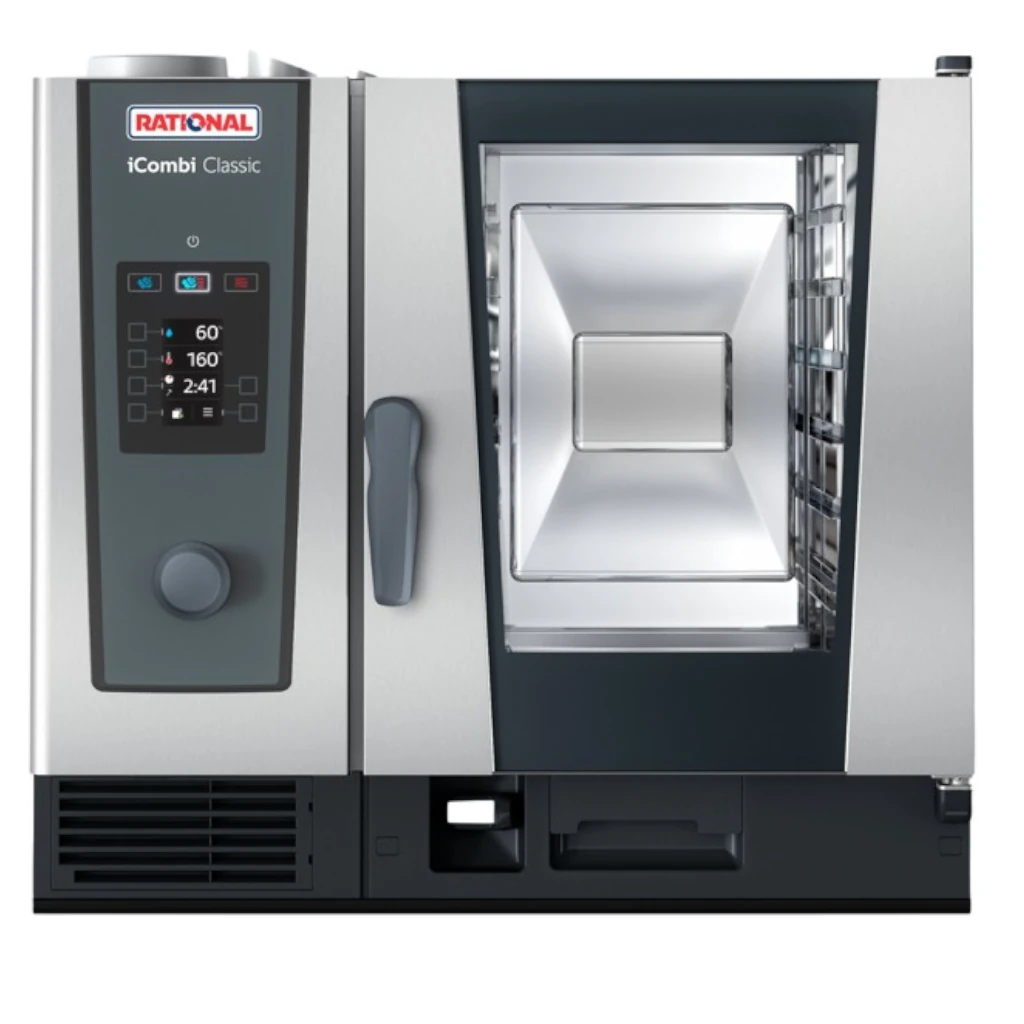 Horno Combinado A Gas 6 Insertos 1-1 GN 110V 1F RATIONAL iCC 61 GAS