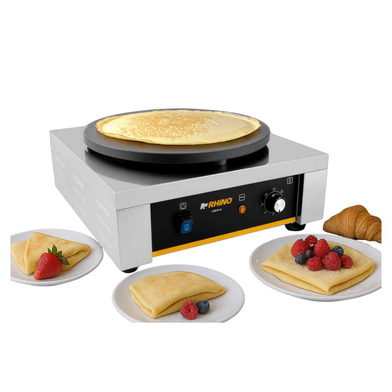 Crepera Electrica Industrial 40 Cm 2000W 127V RHINO CREPE-40 - Imagen 10