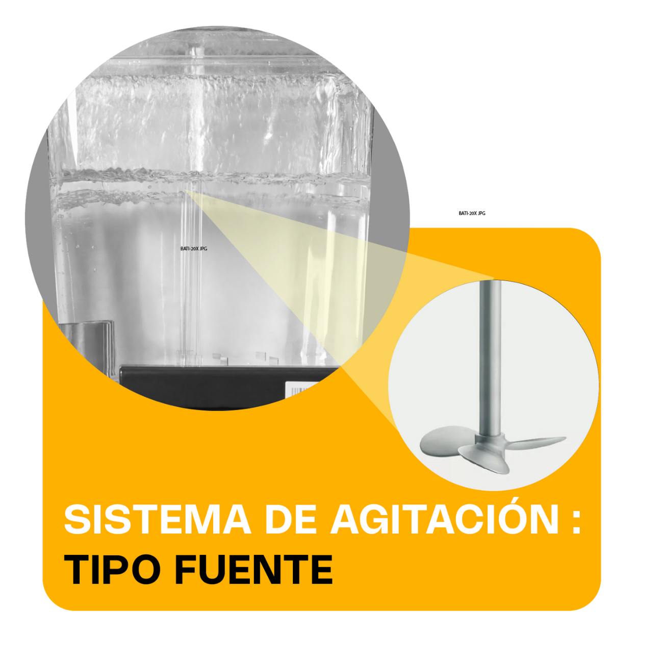 Dispensador De Bebidas 3 Tanques De 18 Litros c/u 680W RHINO DISBEF-3T - Imagen 5