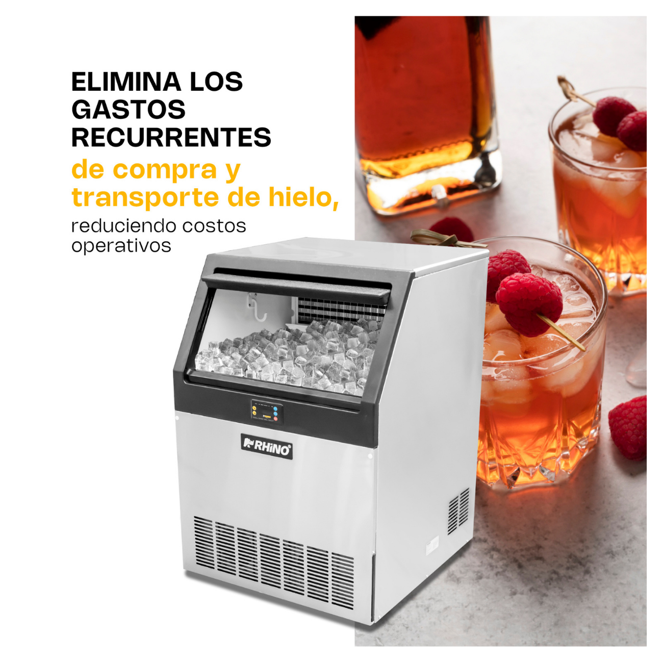 Maquina De Hielo 91 Kg Por Dia RHINO FAHIEL-90 - Imagen 11