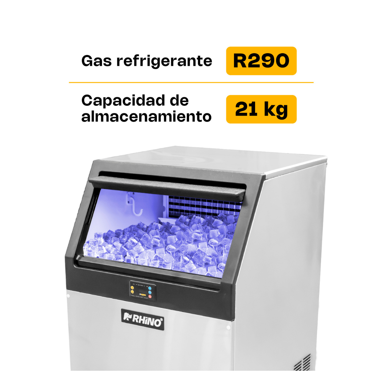Maquina De Hielo 91 Kg Por Dia RHINO FAHIEL-90 - Imagen 5