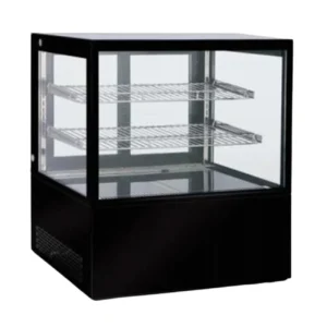 Vitrina Refrigerada Sobremostrador Cuadrada 90cm 215L DEVON VRB-900