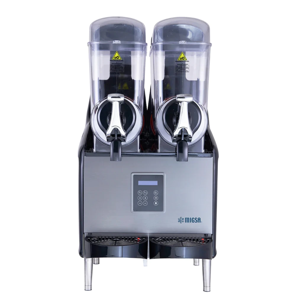 Máquina Para Frappe 2 Tanques De 12 Litros 886W MIGSA X-II - Imagen 3