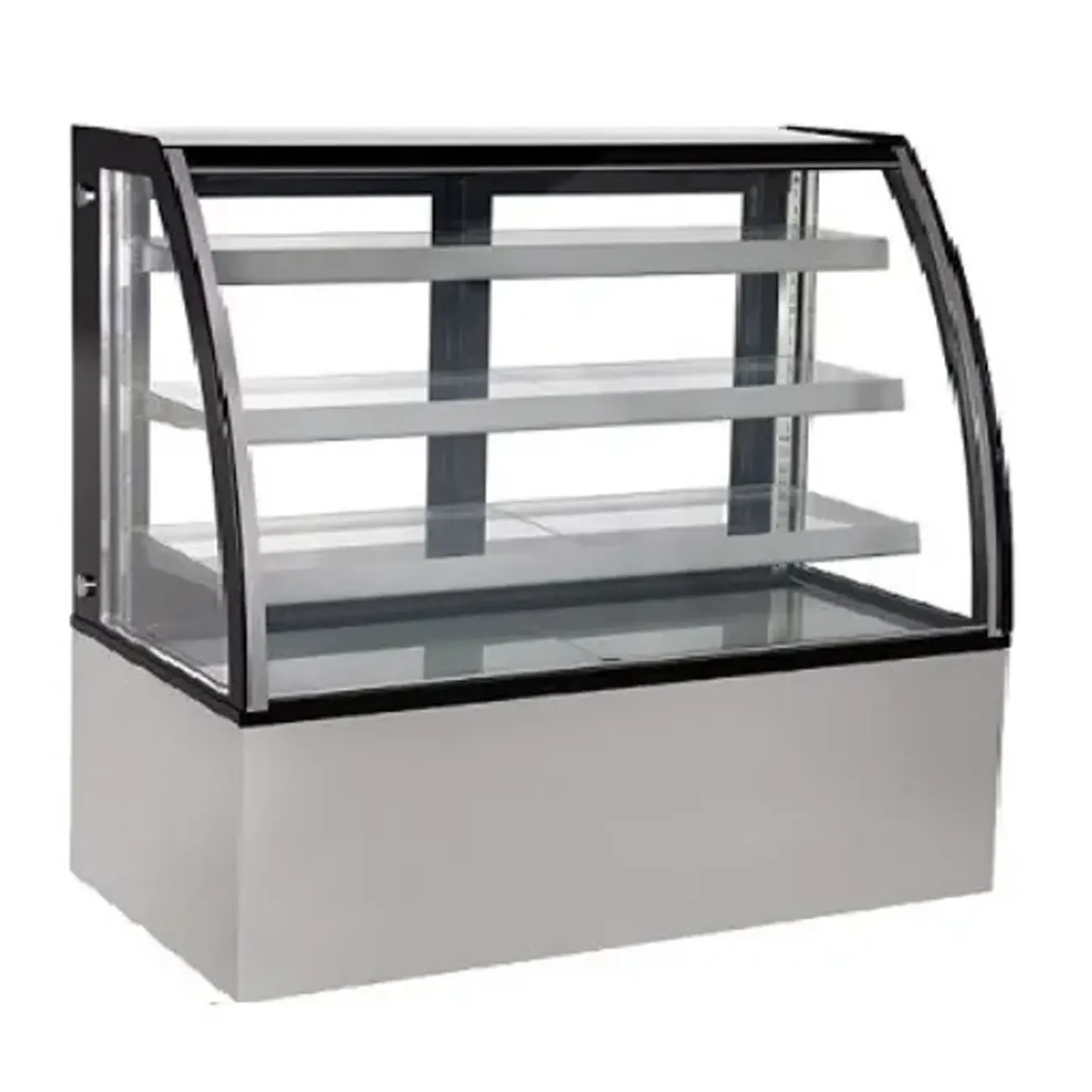Vitrina Refrigerada a Piso Cristal Curvo 150cm 220V GELUM GD-VFG-PC-150-3