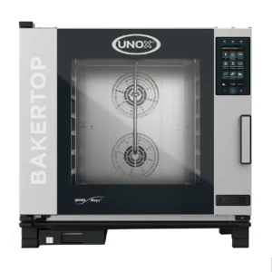 Horno Electrico Panadero BAKERTOP MIND.Mapsâ„¢ PLUS COUNTERTOP 5 Charolas 65x45 Cm 220v/3f UNOX XEBC-06FS-EPRM-AL