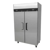 Refrigerador Congelador Vertical 2 Puertas Solidas ATOSA YBF9239GR
