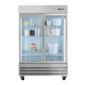 Refrigerador Industrial 2 Puertas Cristal 41Pies ICEHAUS Rv-2Pc-Ss-01